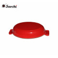 cast iron enamel cookware table dish pan